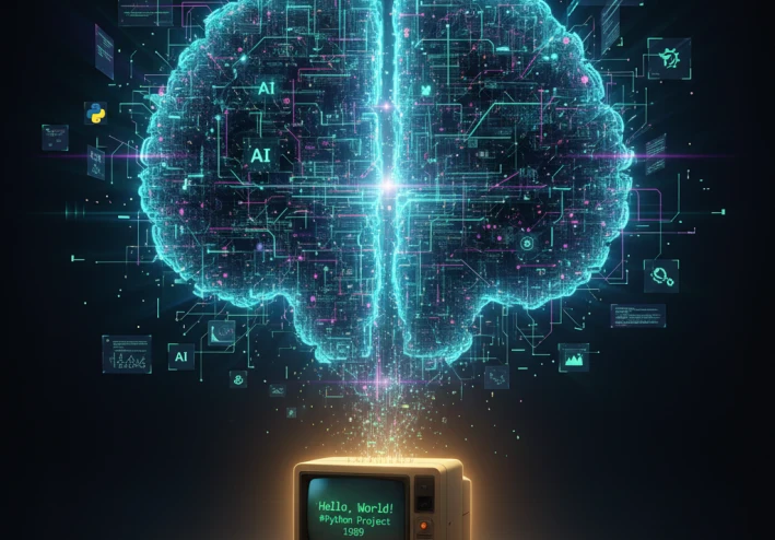 بايثون: من مشروع إجازة إلى النظام العصبي للتكنولوجيا الحديثة