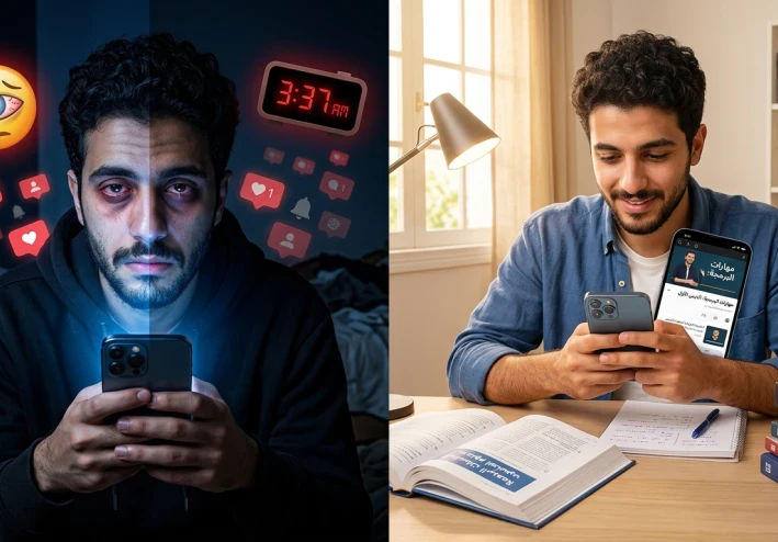 أضرار استخدام الهاتف الذكي وكيفية الاستفادة منه بشكل صحيح