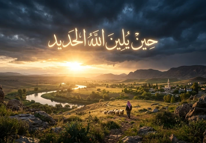 عندما يلين الحديد .... لا شىء يفوق قدرة الله سبحانه وتعالى