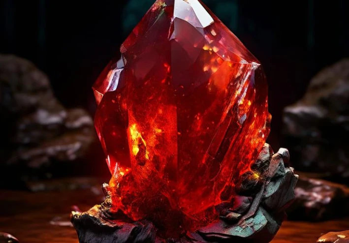 أسرار حجر الياقوت الأحمر: جوهرة الملوك وعلامة القوة