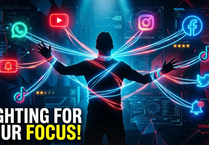 🧠⚡ اقتصاد الانتباه في 2026: كيف تسرقك الخوارزميات… وكيف تستعيد السيطرة؟