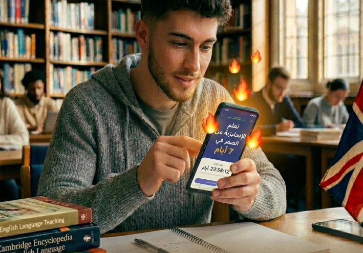 تعلم اللغة الإنجليزية من الصفر في 7 أيام (خطة سهلة للمبتدئين) 🔥