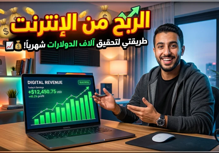 كيف تبني دخلاً رقمياً حقيقياً من الصفر: المنهجية العلمية التي يتجاهلها 90% ممن يحاولون