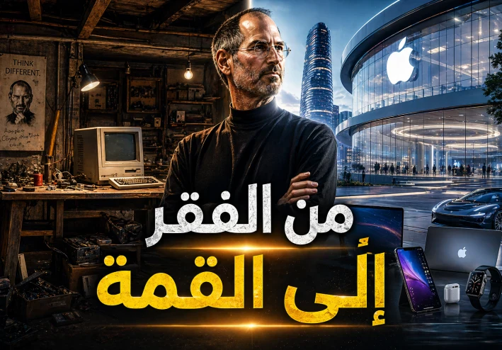 من الفقر إلى عرش التكنولوجيا: قصة نجاح ستيف جوبز