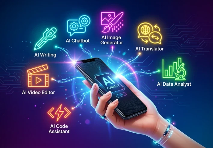 أفضل 7 أدوات ذكاء اصطناعي مجانية في 2026 ستغير طريقة عملك إلى الأبد