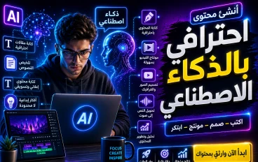 كيف تحقق دخل حقيقي من الذكاء الاصطناعي: دليلك الشامل للربح من التصميم والكتابة والفيديو في 2026