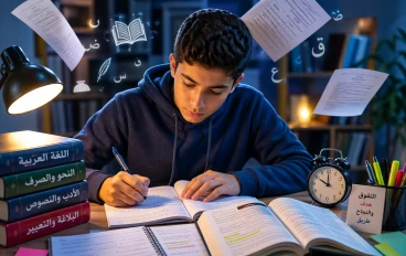  تحميل المراجعة النهائية عربي الصف الأول الثانوي الترم الثاني 2026 PDF وأهم الأسئلة المتوقعة