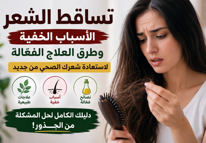 تساقط الشعر: الأسباب الخفية وطرق العلاج الفعّالة لاستعادة شعرك الصحي من جديد