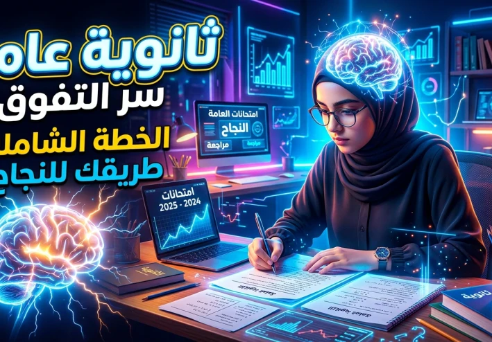 🎓🔥 الهندسة النفسية للإنجاز في الثانوية العامة: دليلك للتفوّق تحت الضغط 2026