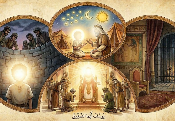 قصة سيدنا يوسف عليه السلام – دروس في الإحسان