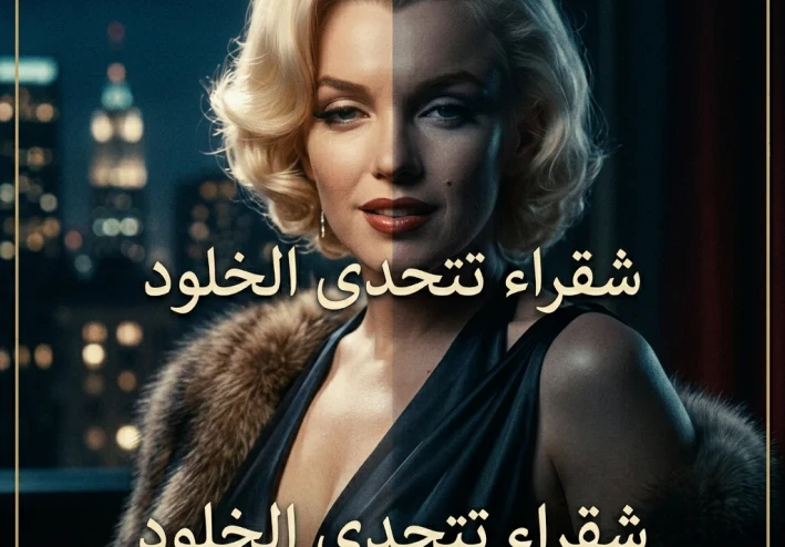 شقراء تتحدى الخلود .