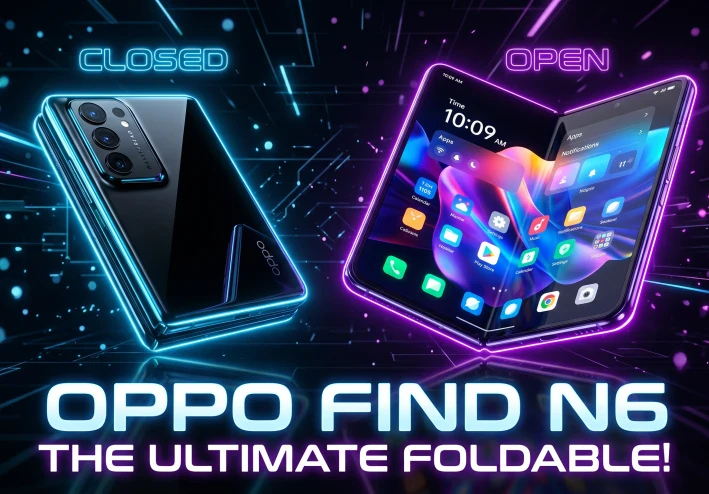 Oppo Find N6: ثورة الهواتف القابلة للطي بتصميم أنيق وأداء قوي