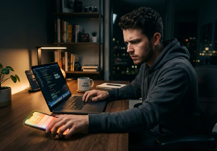 كيف تستعيد تركيزك في عصر التشتت الرقمي؟ 📱🧠