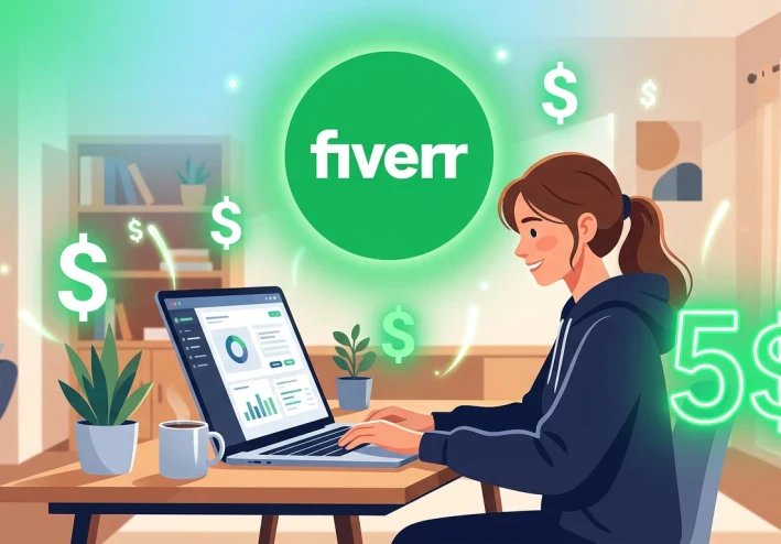 من 5 دولارات إلى دخل ثابت: كيف تنطلق بـ Fiverr"