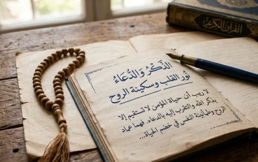 الدعاء والذكر هما نور القلب وسكينة الروح 