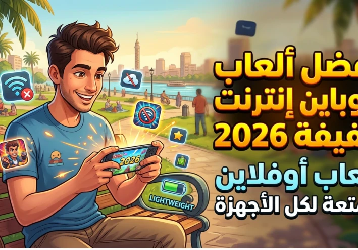 أفضل ألعاب موبايل بدون إنترنت خفيفة 2026 | ألعاب أوفلاين ممتعة لكل الأجهزة