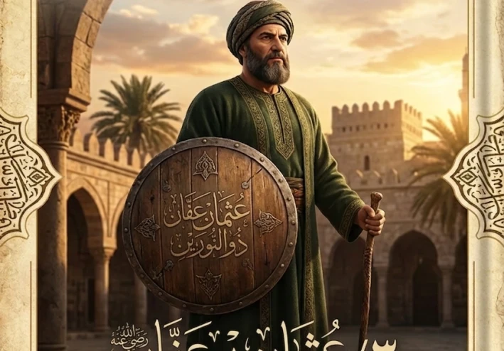 العشرة المبشرين بالجنة (٣) عثمان بن عفان رضي الله عنه: ذو النورين وسيد الحياء وباني الأمجاد