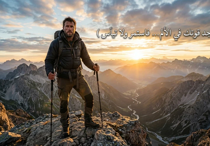 ستجد قوتك في الألم... فاستمر ولا تيأس