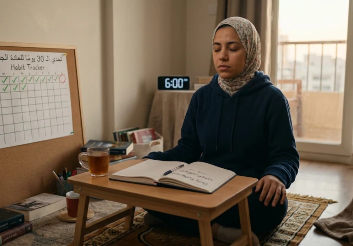 كيف تلتزم بعادة جديدة: دليل عملي لبناء عادات تدوم .