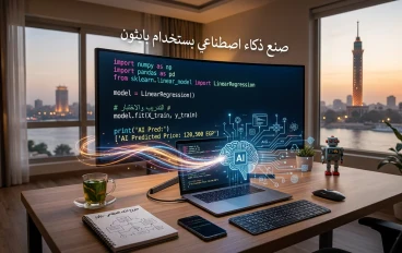 دليل المبتدئين: كيف تصنع نموذج ذكاء اصطناعي بسيط باستخدام بايثون...... 