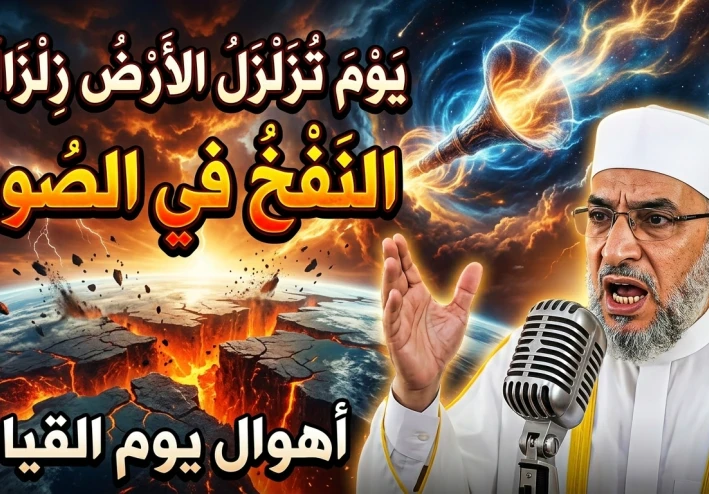 النفخ في الصور وزلزلة الأرض: مشاهد مهيبة من أهوال يوم القيامه