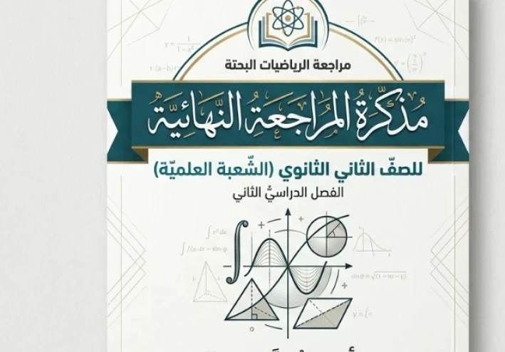 تحميل مذكرة مراجعة الرياضيات البحتة ثانية ثانوي ترم ثاني 2026 PDF (شرح + حل) | أقوى مراجعة نهائية علمي وأدبي برابط مباشر مجانًا