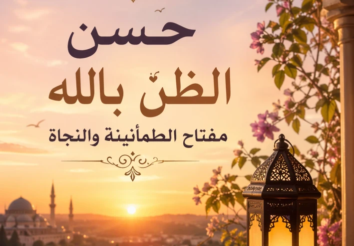 حسن الظن بالله مفتاح الطمأنينة والنجاة