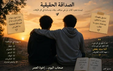 الصداقة الحقيقية: حكاية عمر لا تُكسر بين مصطفى وعبدالرحمن