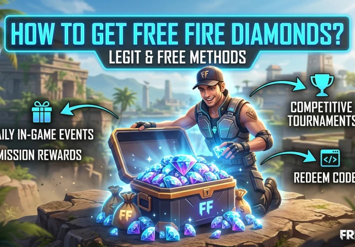 كيف تحصل علي جواهر في لعبه فري فاير
