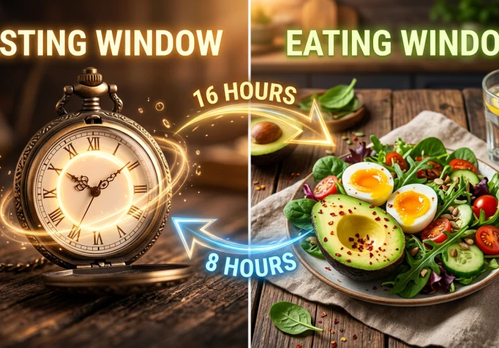 الصيام المتقطع: السر العلمي لخسارة الوزن وتجديد شباب الجسم بدون حرمان