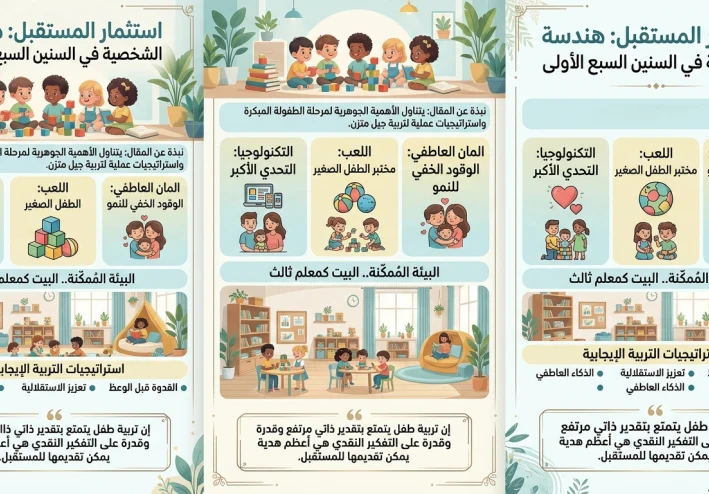 استثمار المستقبل: هندسة الشخصية في السنين السبع الأولى.