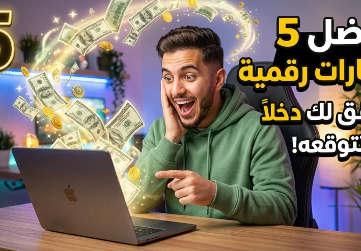 أفضل 5 مهارات رقمية للمبتدئين في 2026