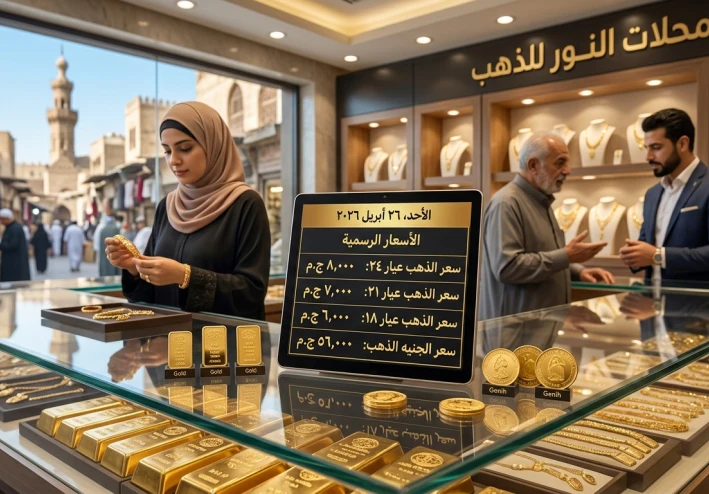 أسعار الذهب اليوم 2026 في مصر: استقرار حذر وسط تقلبات عالمية