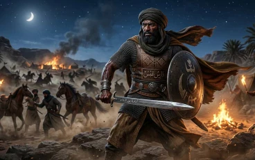 شاعر السيف والدمع: عنترة بن شداد حين يتحدث الحديد بلغة القصيد.