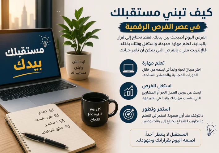 كيف تبني مستقبلك بذكاء في عصر الفرص الرقمية