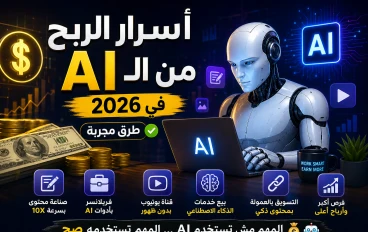💰 أسرار الربح من الـ AI في 2026 (طرق مجربة)