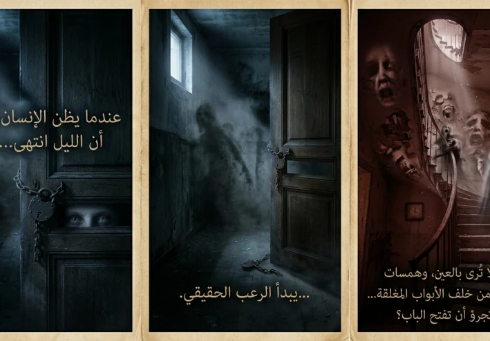 همسات خلف الباب المغلق 🏚️🔒