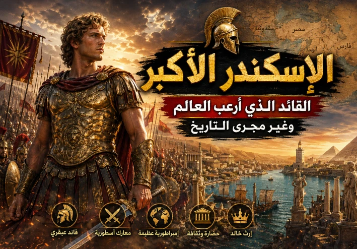 الإسكندر الأكبر: القائد الذي أرعب العالم ⚔️🔥