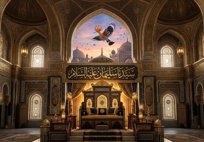 "الملك الذي سخر له الجن والريح: سيدنا سليمان عليه السلام"