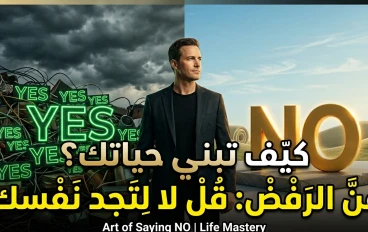فن الرفض: كيف تبني حياتك بقول "لا" للأشياء الخطأ.