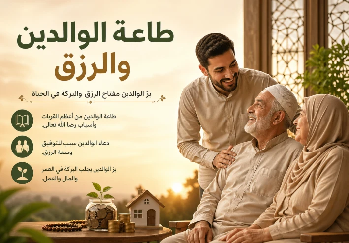طاعة الوالدين وأثرها في سعة الرزق