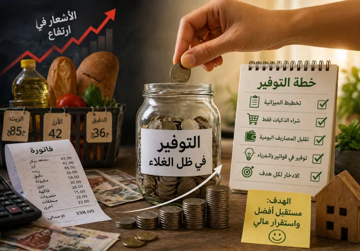 أفضل طرق التوفير في ظل الغلاء في مصر - دليل عملى