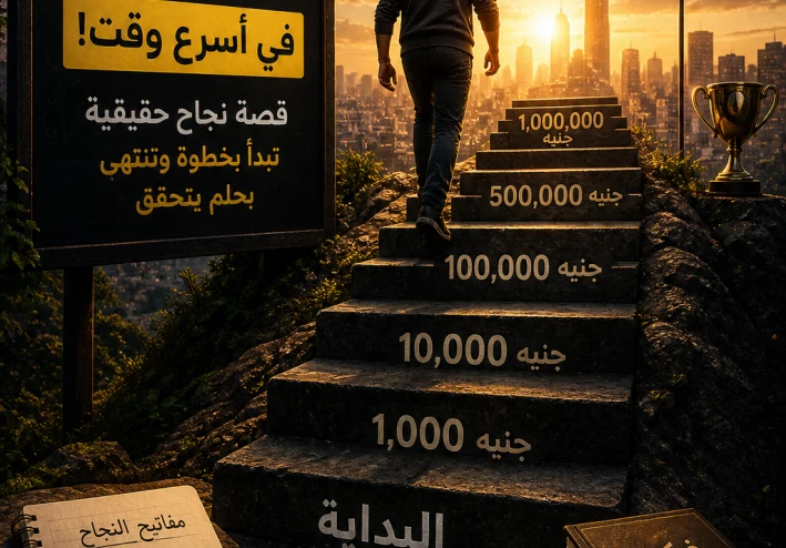 اسعي للنجاح قصه نجاح من الصفر الي المليون في طريقه سريعه