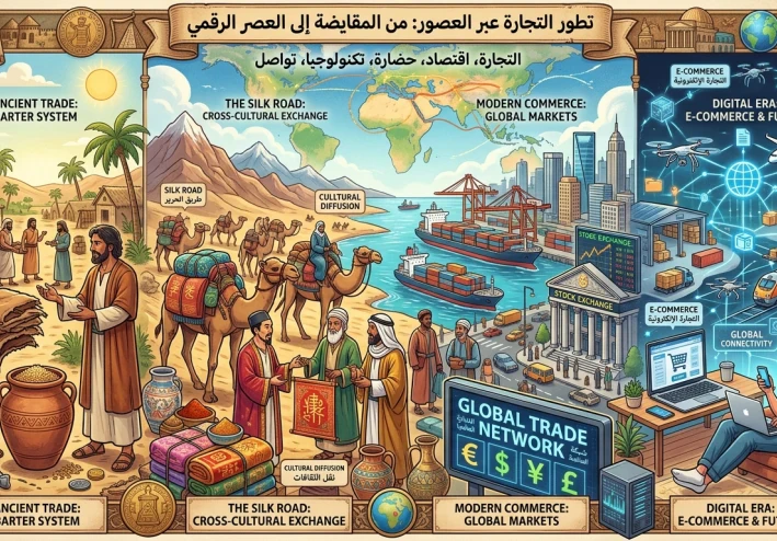 التجارة شريان الحياة الاقتصادية وجسر التواصل بين الشعوب