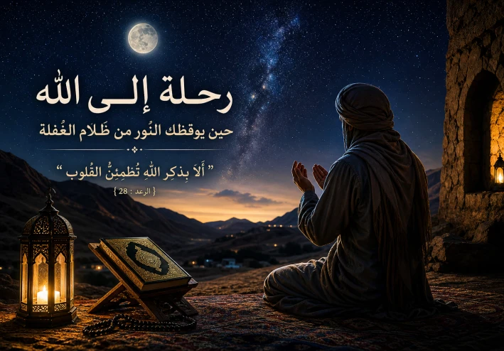 رحلة إلى الله: حين يوقظك النور من ظلام الغفلة