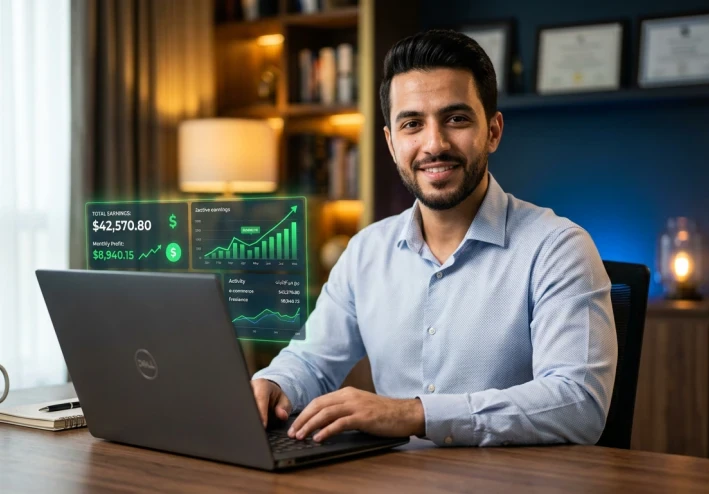 من صفر إلى 500 دولار شهريًا: كيف حولت وقتي الضائع على السوشيال ميديا لمصدر دخل ثابت؟