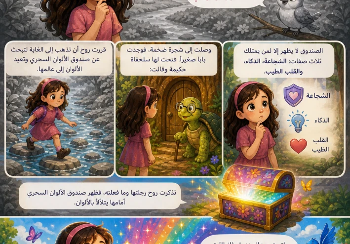 مدينة الألوان الضائعة: رحلة روح لإعادة الحياه  إلى العالم 🌈