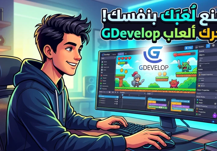 GDevelop: محرك الألعاب المجاني الذي يحول أفكارك إلى ألعاب حقيقية بدون برمجة