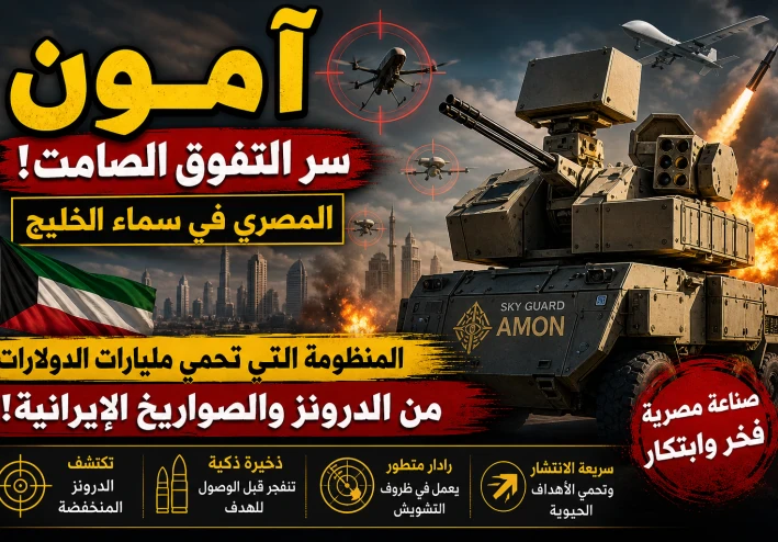 آمون.. سر التفوق الصامت في الدفاع الجوي المصري