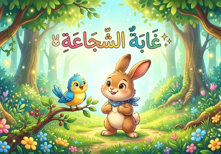 زيزو وغابة الشجاعة: رحلة صغيرة صنعت قلبًا قويًا